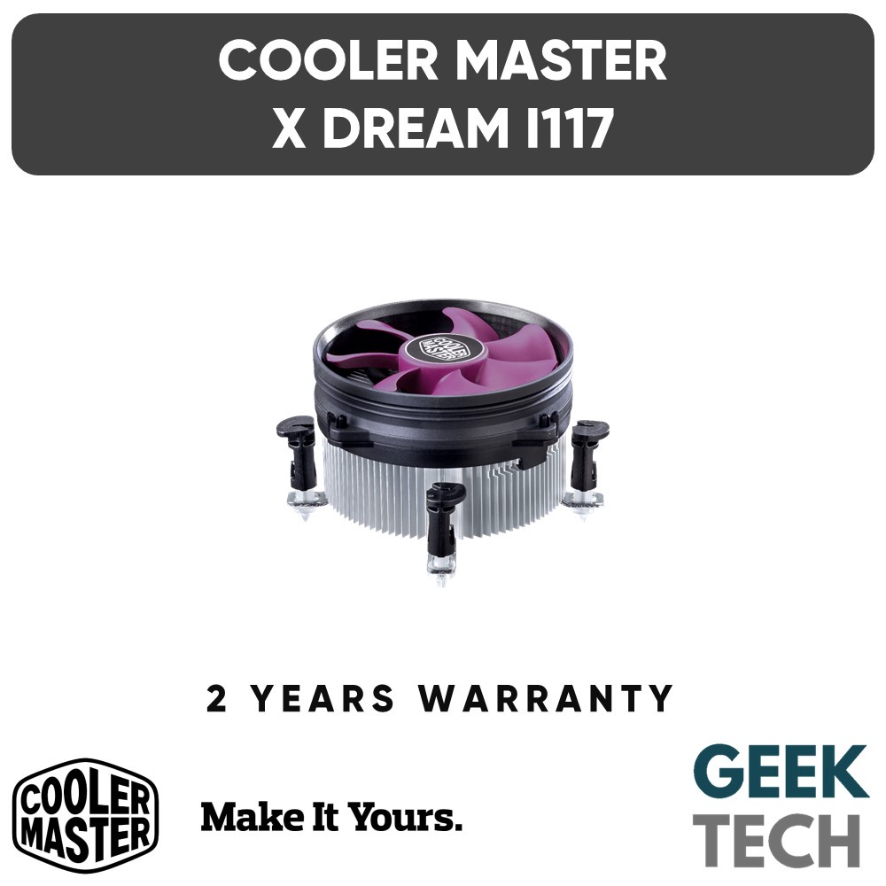 COOLER MASTER X Dream i117 Air Cooler Low Profile 60mm Height