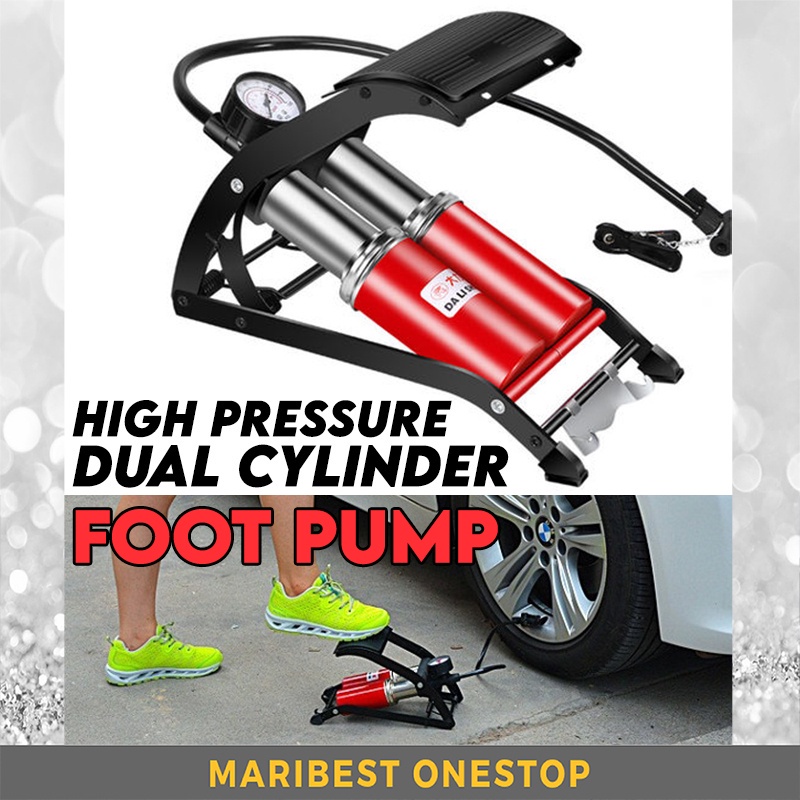 Foot pump air deals compressor