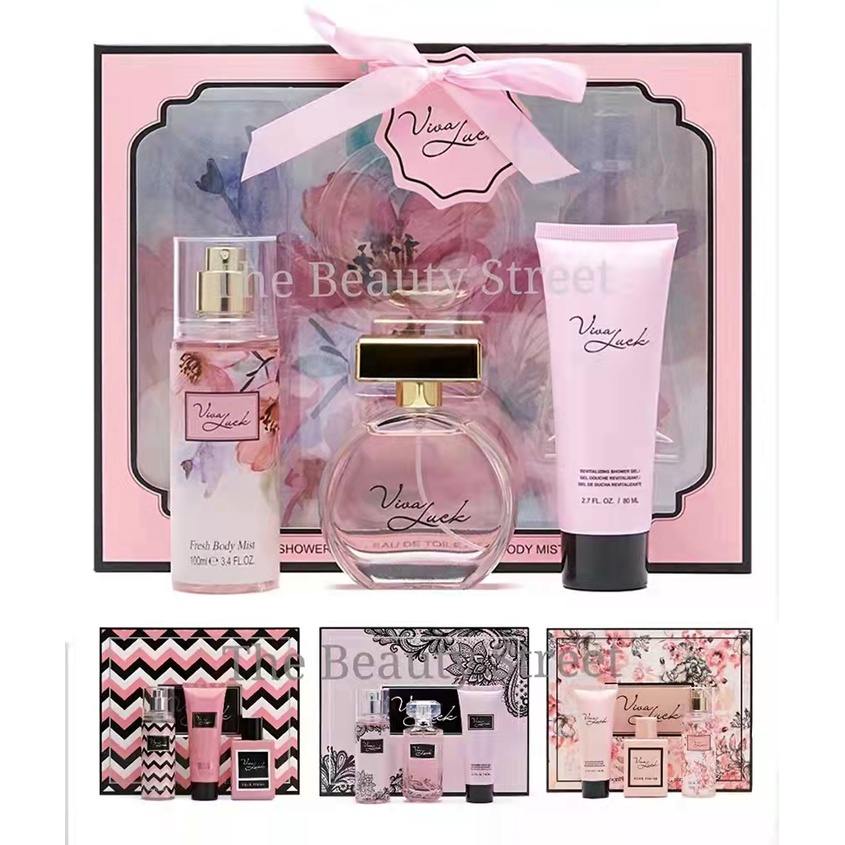 [MALAYSIA READY STOCK]The Beauty Street 3in1 VIVA LUCK V.V.Love Perfume