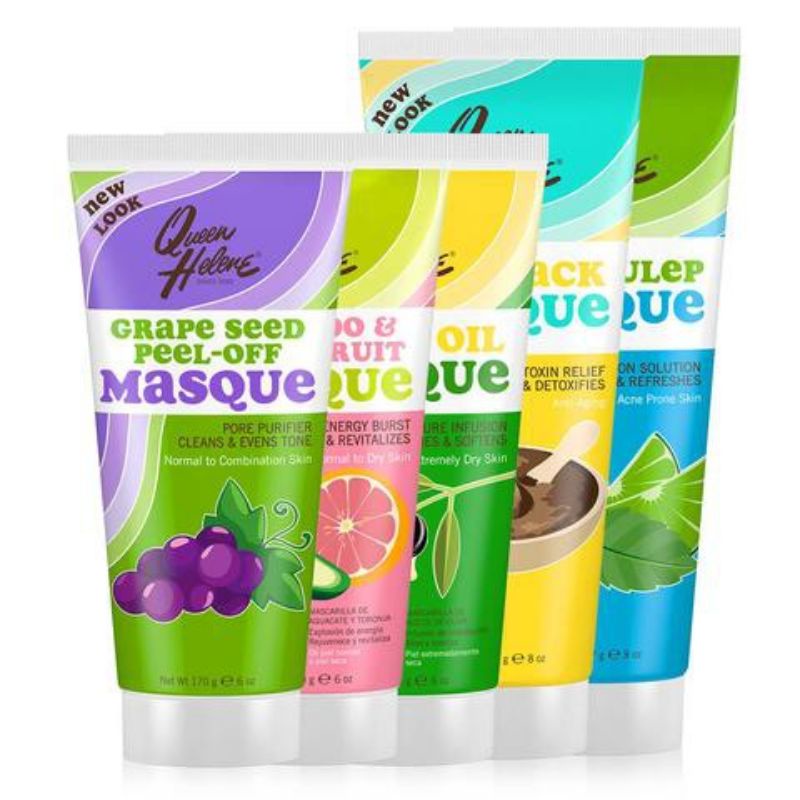 QUEEN HELENE Masque Mint Julep/Mud Pack/Avocado/Grape Seed (Normal/Oily