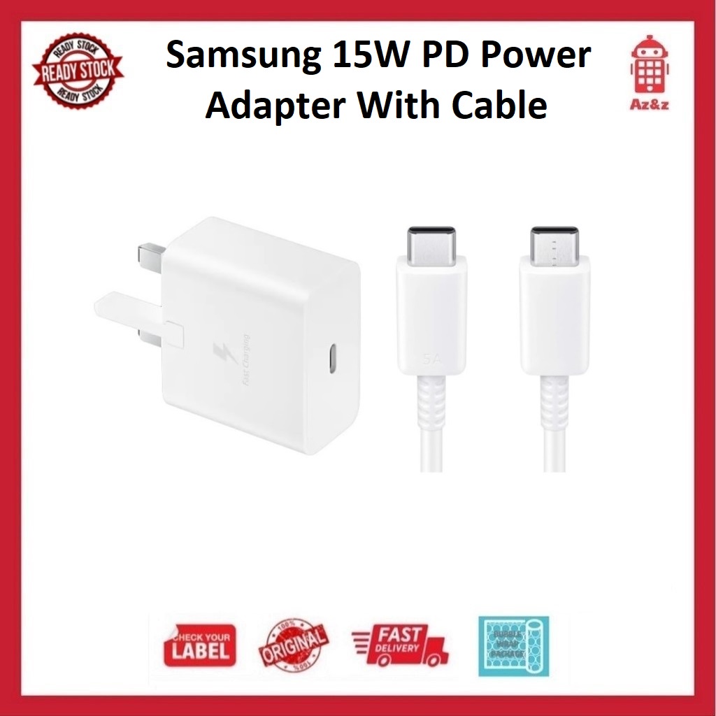 Samsung W Pd Power Adapter Usb C To Type C Cable With Cable Ep T Original Samsung Malaysia