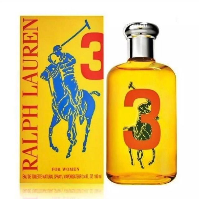 Ralph Lauren Polo No.3 For Women Yellow EDT Perfume 100ml Shopee