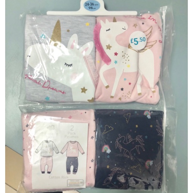 Unicorn discount pyjamas primark