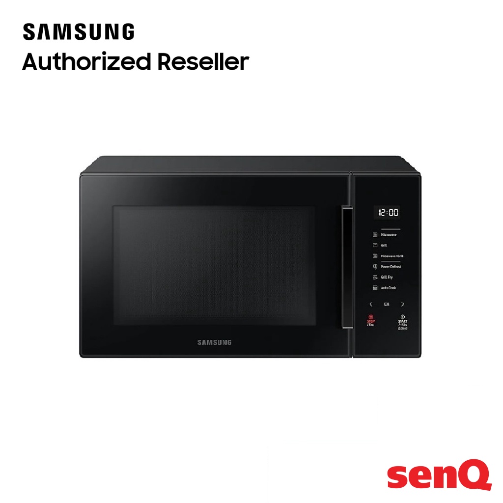 Samsung 23L Grill Microwave Oven with Healthy Grill Fry Function (Black
