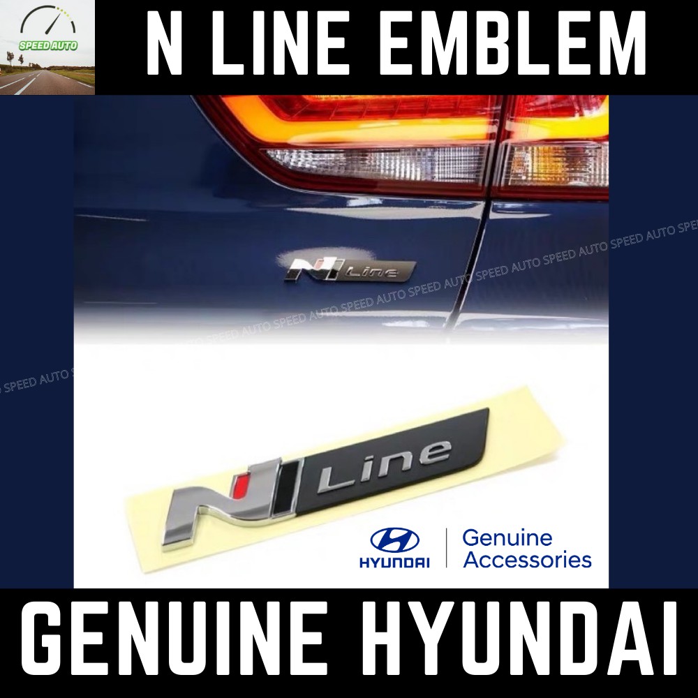 Genuine Hyundai N Line Emblem Badge 86311G3700 | Shopee Malaysia