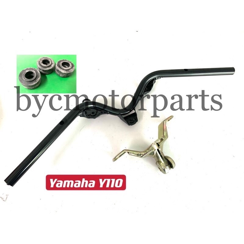 YAMAHA Y110 SS1 HANDLE BAR HANDLE BRACKET HANDLE RUBBER COMBO SET ...