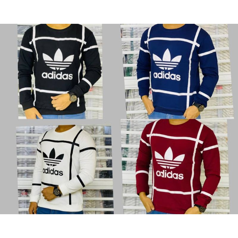 Unisex Long Sleeve T Shirt Female Male 100 Cotton Baju Panjang Lengan Adidas Lelaki Perempuan Sport Ready Shopee Malaysia