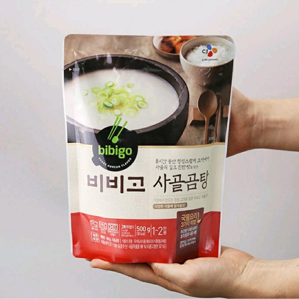 CJ Bibigo Beef Bone Soup Stock 500g Seolleongtang Shopee Malaysia