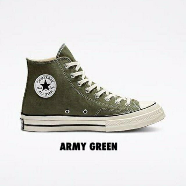 Army green cheap all stars