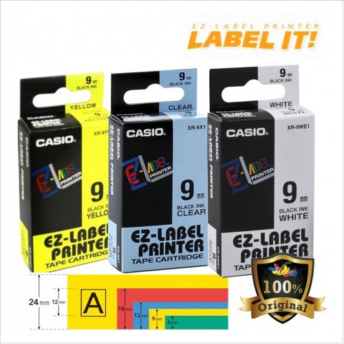 Casio ez clearance label