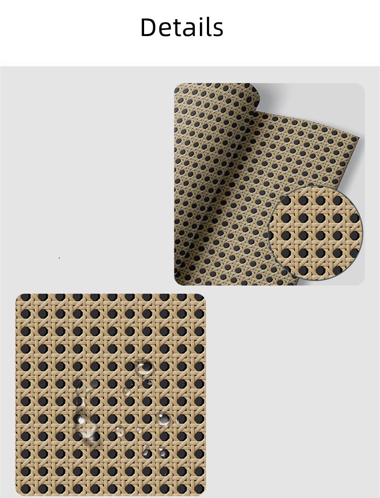 PVC Decoration Bedroom Rattan Waterproof Wallpaper Wardrobe Sticker