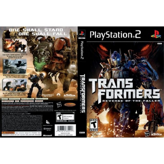 Transformers revenge of the deals fallen game ps2