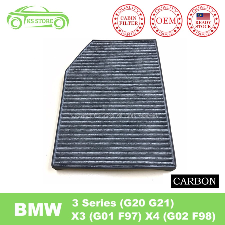 BMW 3 Series G20 G21 X3 G01 F97 X4 G02 F98 Carbon Cabin Air Filter