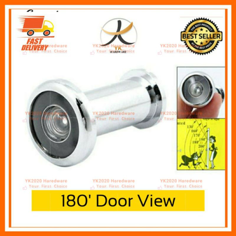 YK 180 Degree Wide Angle Hotel Door Viewer Magnifier peephole Shopee Malaysia