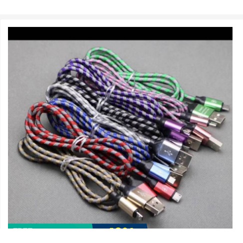 Braided cable Universal micro fast charging data cable V8(For Android ...