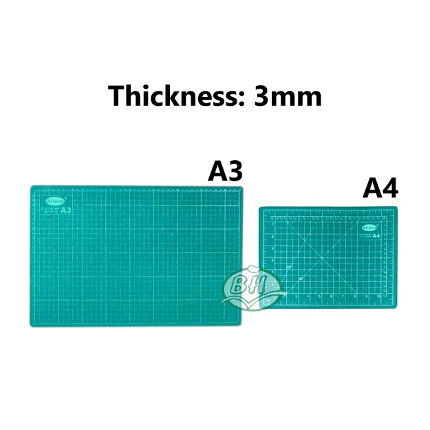 High Thickness Long Lasting Cutting Mat Size A3,A4 [Ready Stock