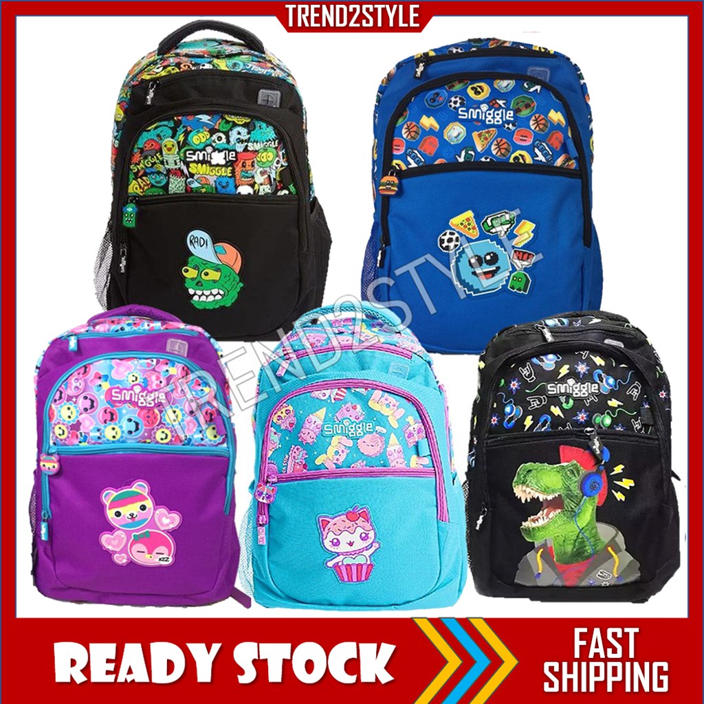 Smiggle Backpack for Kids School Bag Beg Sekolah | Shopee Malaysia