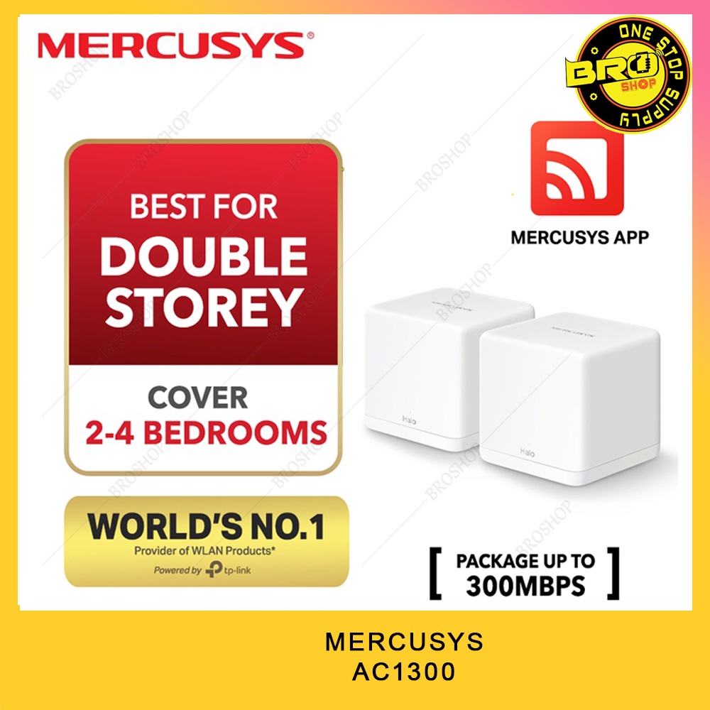 Mercusys AC1300 Gigabit Mesh Dual Bnad WiFi Router System Support Unifi ...