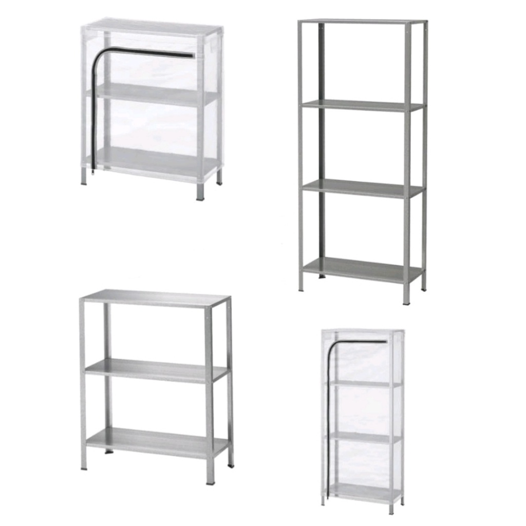 HYLLIS Shelving unit & cover ; Multi purpose rack (SMALL & LARGE