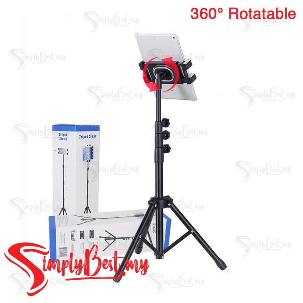 SIMPLYBEST Adjustable Tablet Tripod Stand Tablet Tripod Mount Holder ...
