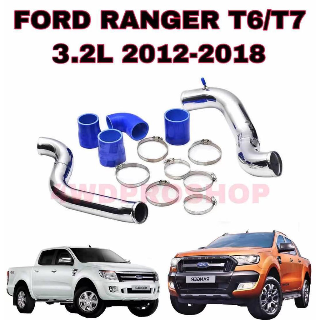 FORD RANGER T6 2.2L 3.2L intercooler Piping Kit Aluminium | Shopee Malaysia