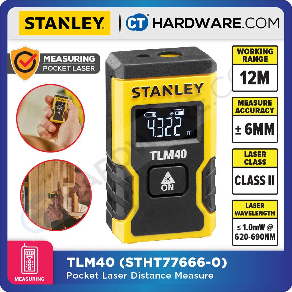 Stanley 9m store pocket laser