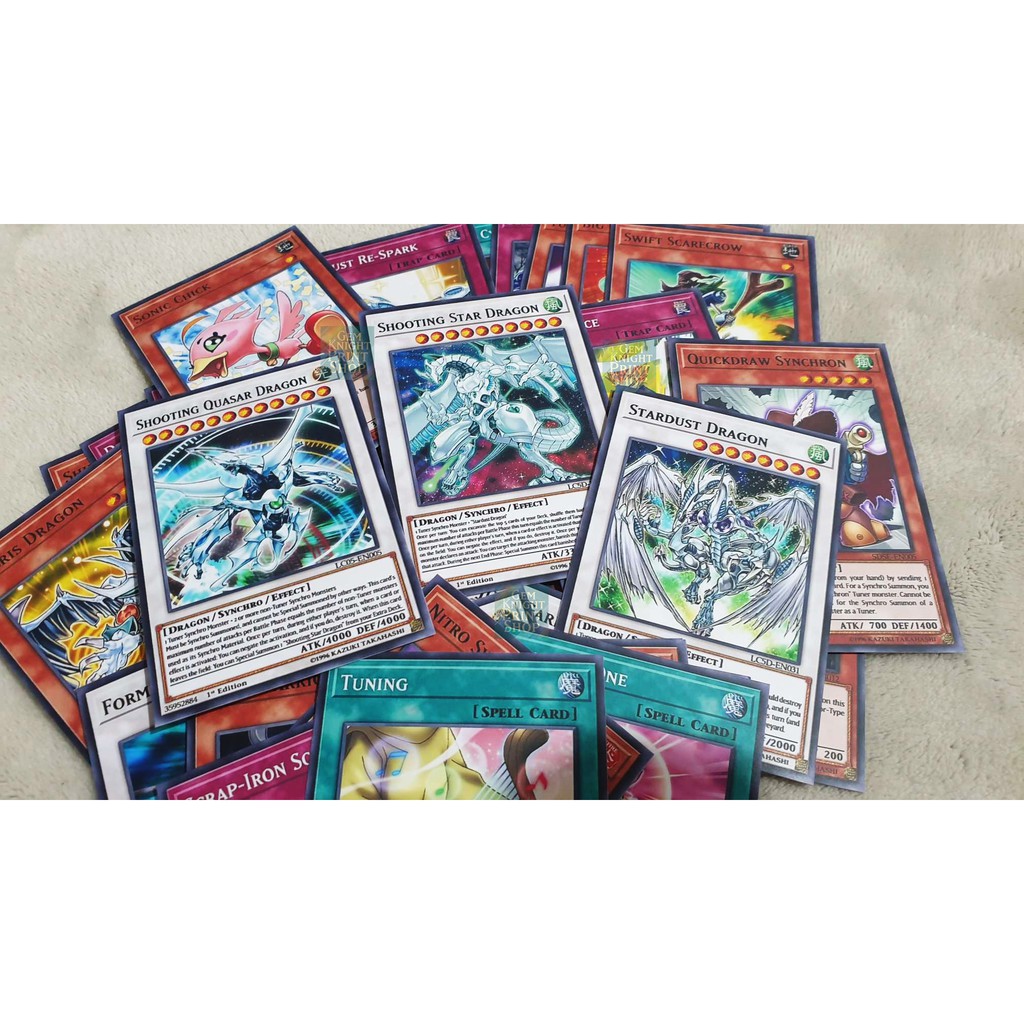 Printed Cards] Yugioh Deck - Stardust Dragon - Yusei Fudo Deck Yugioh Card  | Shopee Malaysia