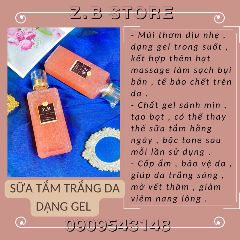 Zb Whitening Shower Gel (Step tone After Each Use) Shopee Malaysia