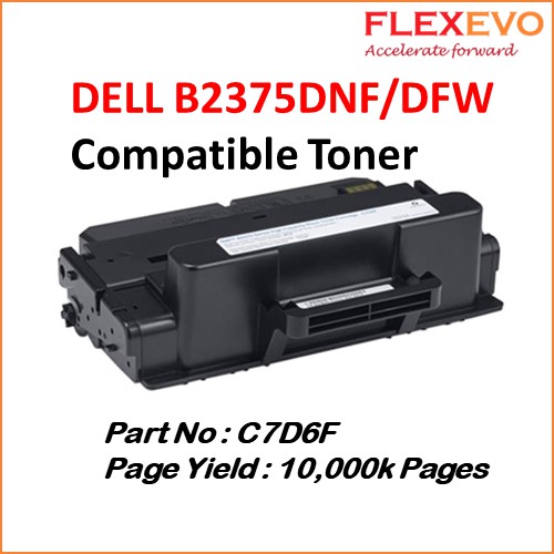 Compatible DELL B2375DNF B2375DFW Toner C7D6F | Shopee Malaysia