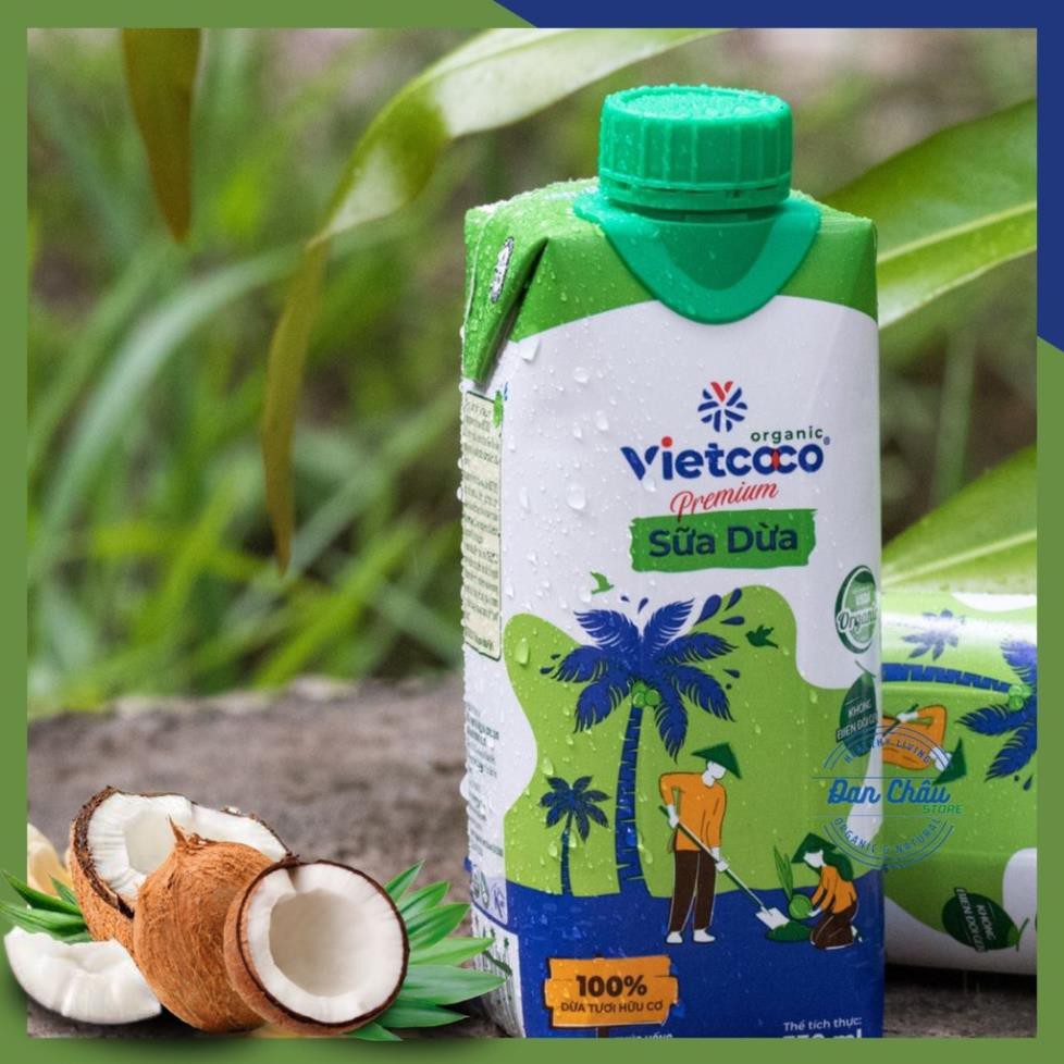 Vietcoco Coconut Milk 100 Organic Pure Vegetable Milk, Rich In Calcium