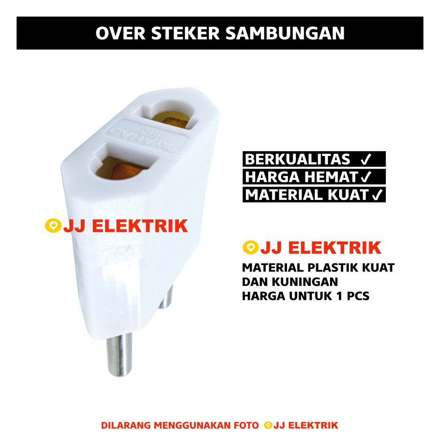 Over electrical connection plug adapter plug overplug flat to round SNI ...