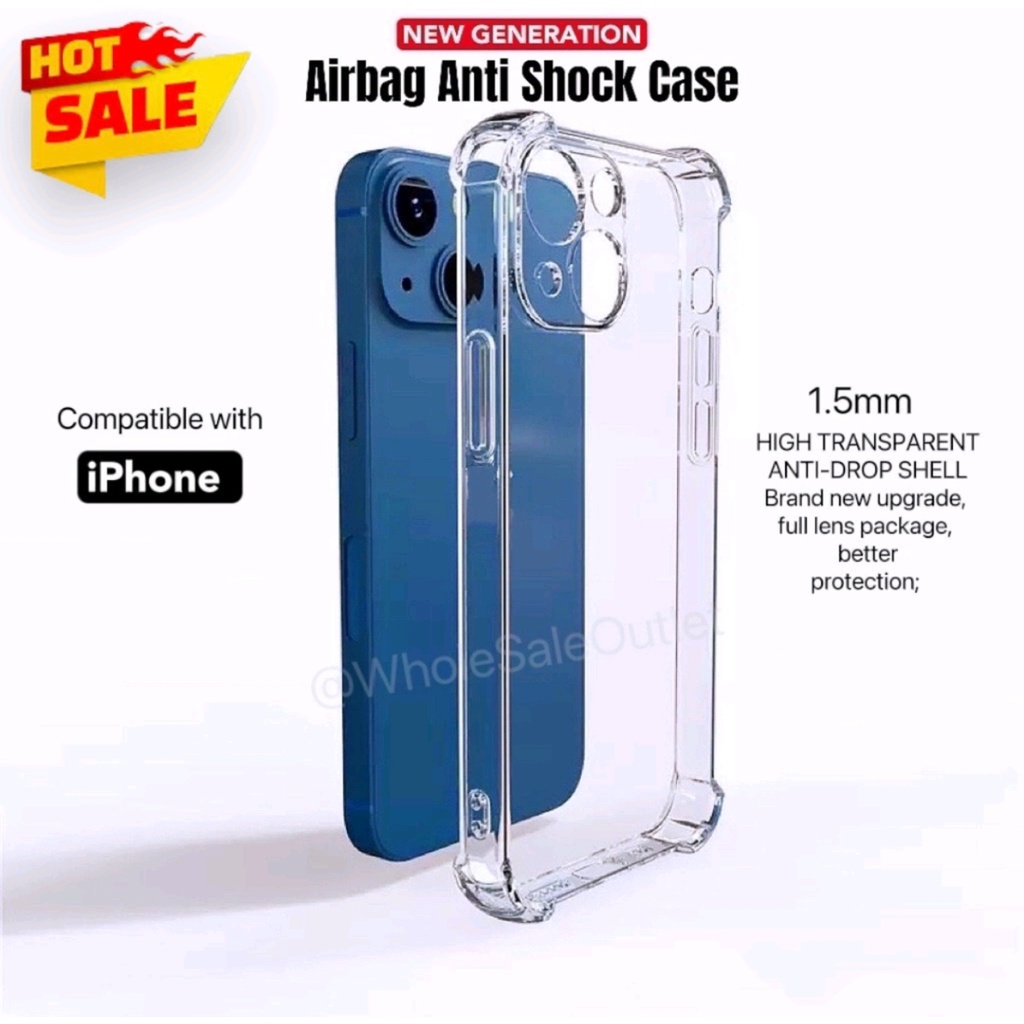 iP Phone 11 12 13 14 15 16 16e 17 Pro Max Air X Xs XS Max XR 6 7 8 Plus mini Transparent Lens Protection Soft TPU Case