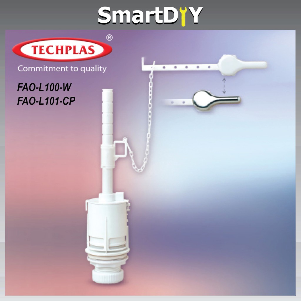 TECHPLAS L100-W / L101-CP OUTLET VALVE FOR LOW LEVEL | Shopee Malaysia