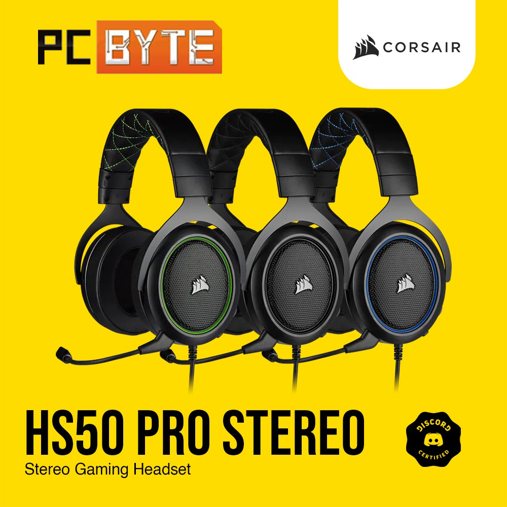 Corsair hs50 pro online stereo 2.0 gaming headset