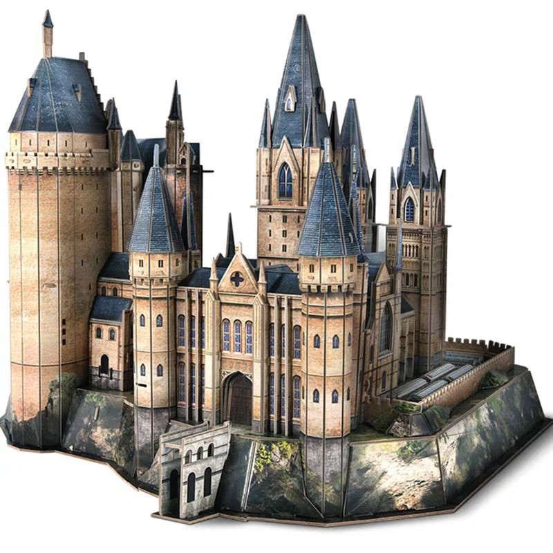  3d puzzles hogwarts astronomical tower harry potter 3d model three