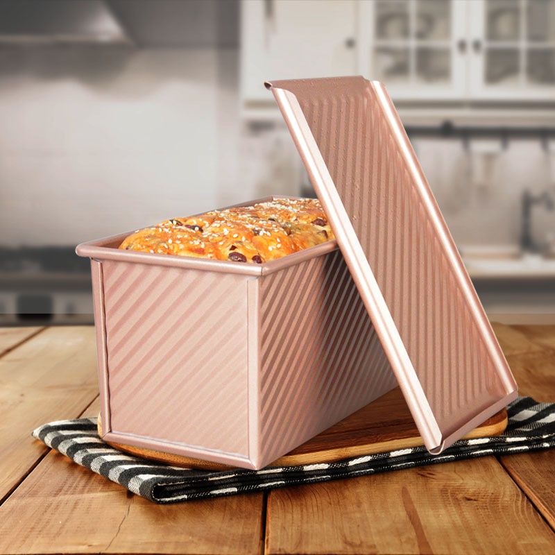 [READY STOCK] 450g Non Stick Loaf Pan Toast box Loaf Tin Bread Pan
