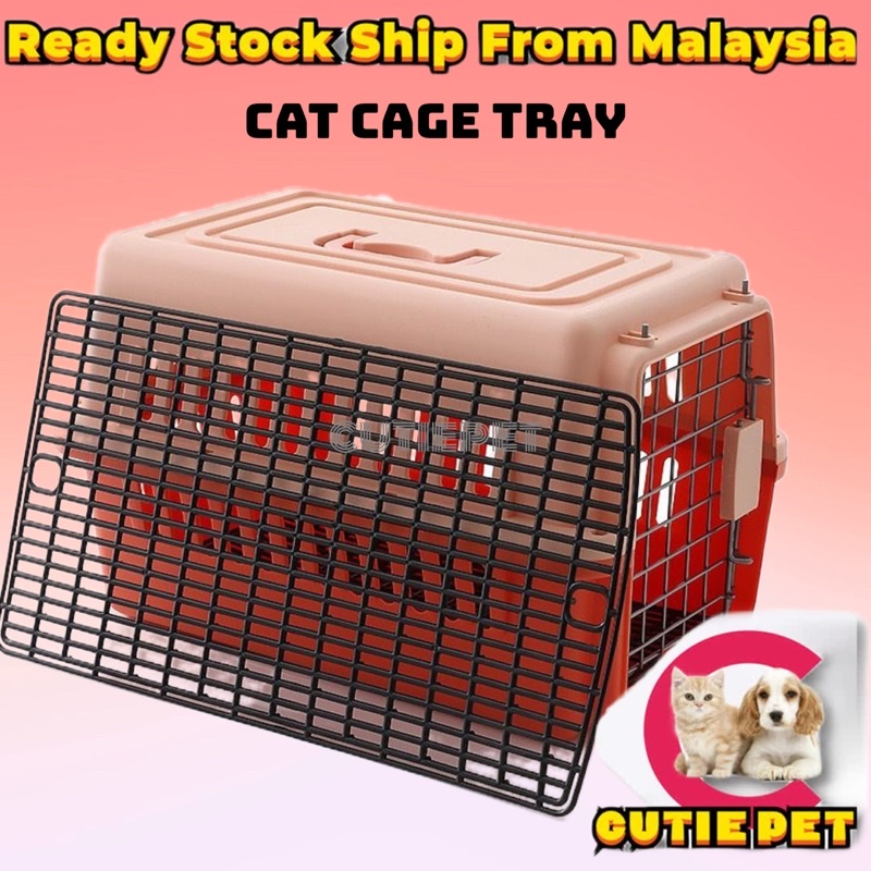 Pet Carrier Cat Cage Tray / Dog Cage Tray / Kucing Sangkar Tray / Carrier Step Tray Shopee