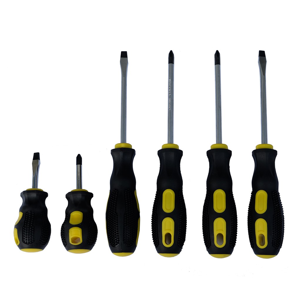 Xugel 6pcs Screwdriver Set Six Magnetic Professional Screw Drivers Set ...