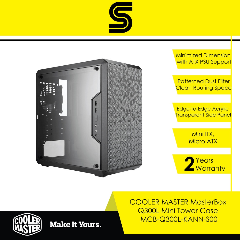 MasterBox Q300L Mini Tower PC Case