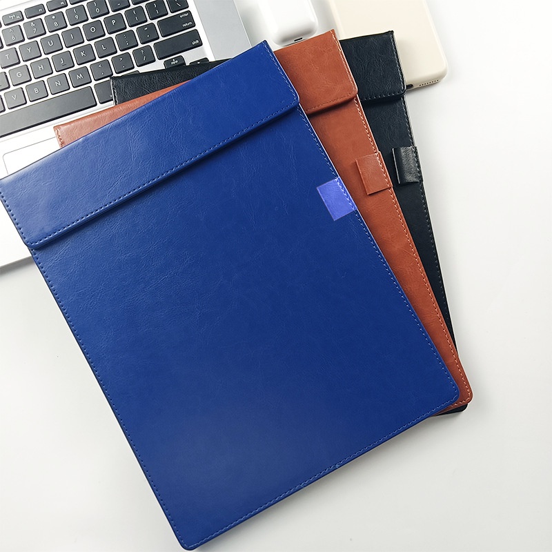 Signature Folder Board Leather Writing Pad Hotel Conference Padfolio