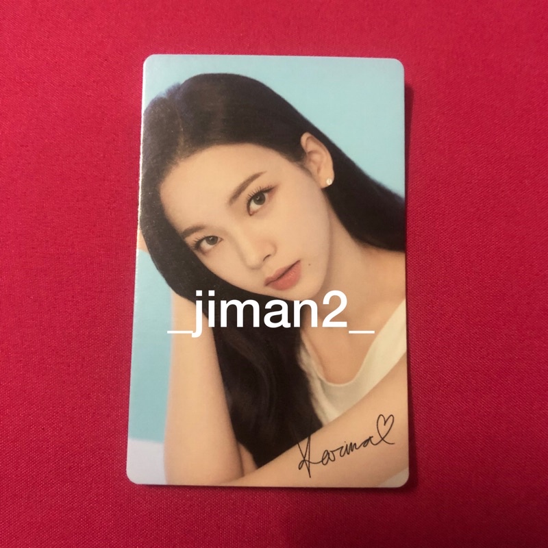 [OFFICIAL] AESPA KARINA MEDIHEAL PHOTOCARD PC | Shopee Malaysia