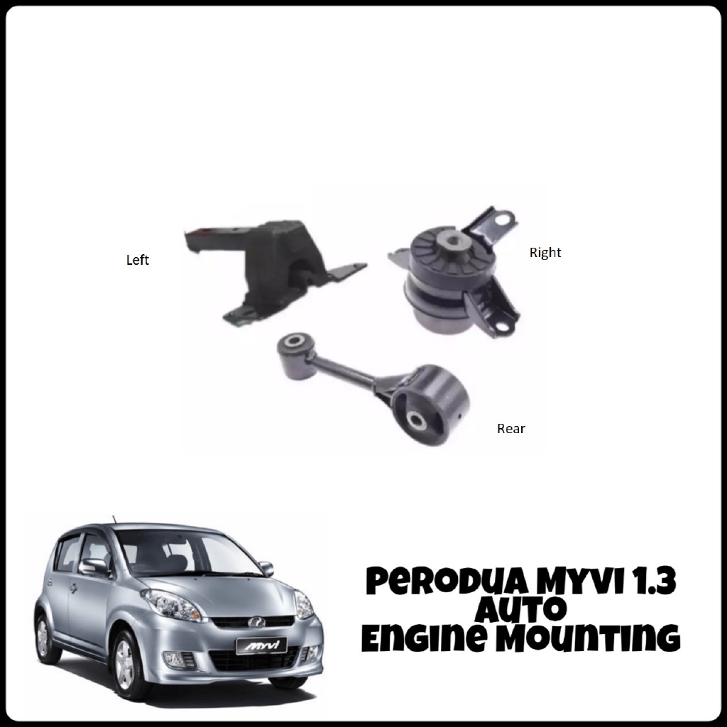 Engine Mounting Kit Set - Perodua Myvi 1.0 / 1.3 Auto ( 1Set 3Pcs 1Year ...
