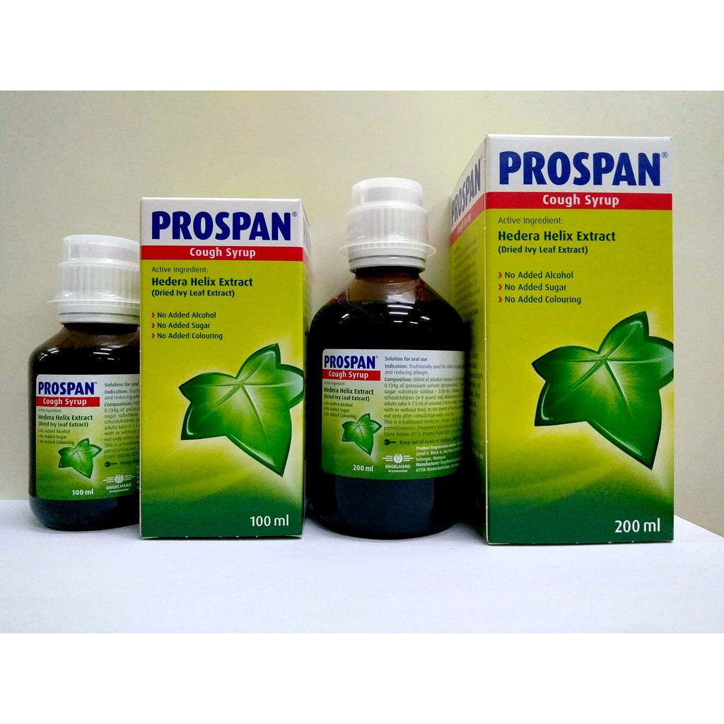Prospan Cough Syrup (Dried Ivy Leaf Extract) | Shopee Malaysia