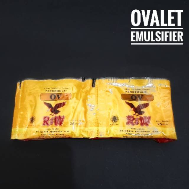 Ovalet Emulsifier Emulsifier Cake Dough Donut Dalgona Rajawali Shopee