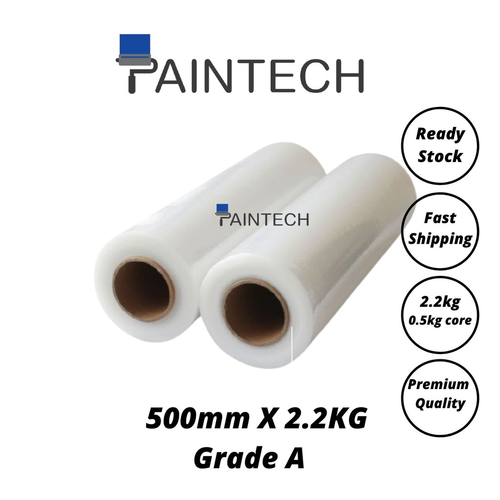 Industrial Transparent Stretch Film for Packing Size 500mm x 2.2kg x 0