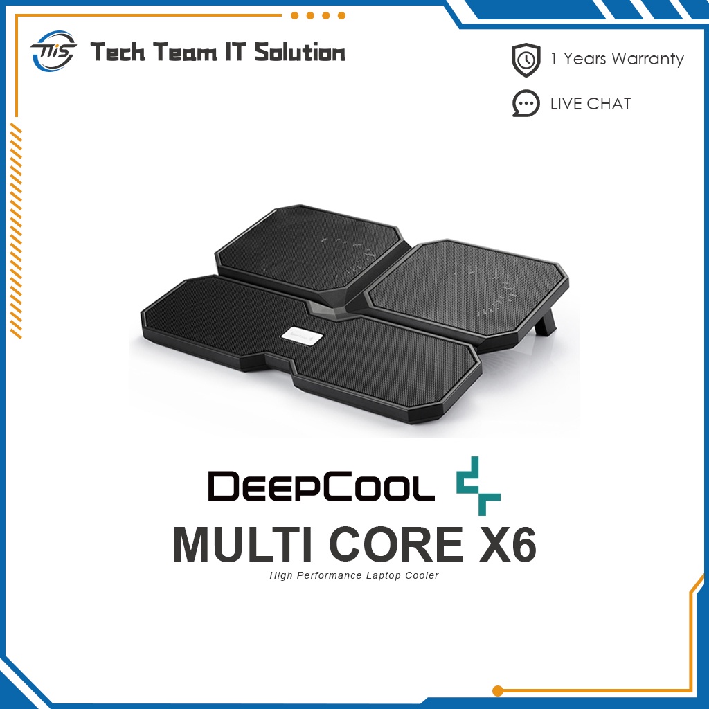 DEEPCOOL Multi Core X6 Laptop Cooler | Shopee Malaysia
