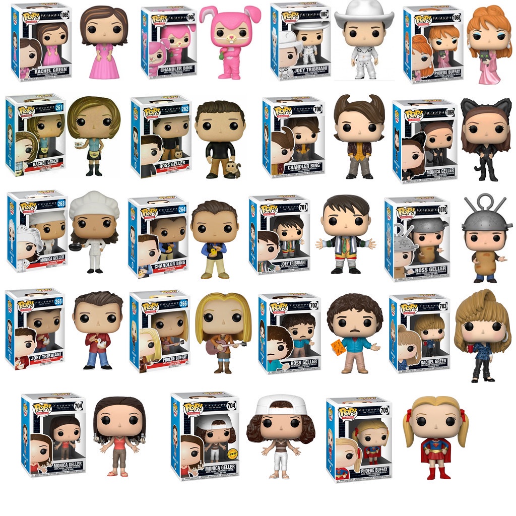 Funko Pop Television: Friends - Chandler Joey Ross Rachel Monica Geller ...