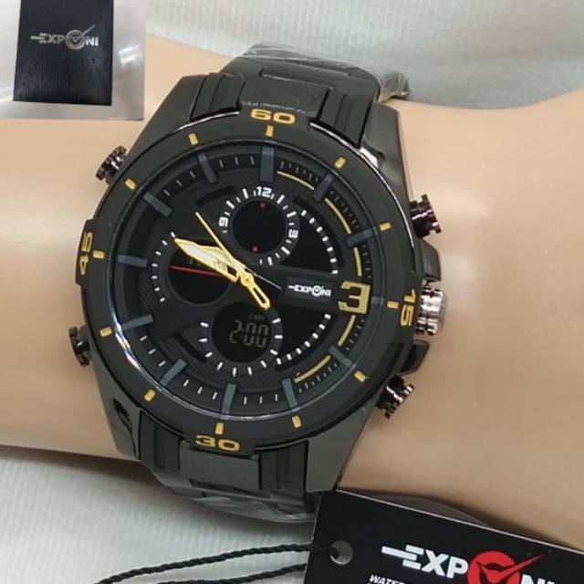 Original DUAL TIME Chain EXPONI Watches Shopee Malaysia