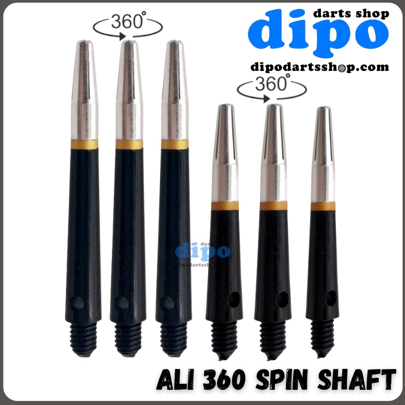 DiPO Darts Shaft ALU 360 Spin Shaft 3pcs (Aluminum + Nylon Spinning