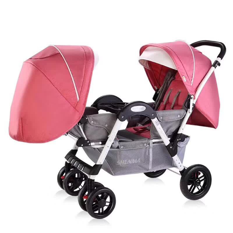 Fordable Baby Newborn Face to Face Stroller Cradle Safety Umbrella Double Car Carrier Chair For Twins Pram Folding Shopee Malaysia